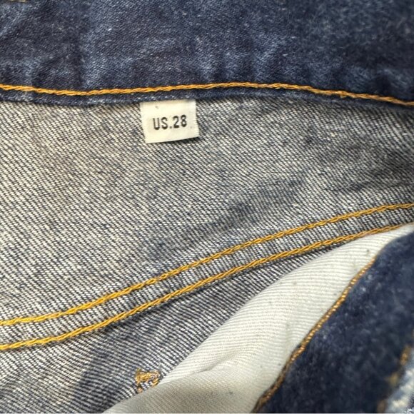 Vintage Christian Lacroix Bazar Super High Rise Straight Leg Jeans - Picture 5 of 6